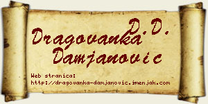 Dragovanka Damjanović vizit kartica